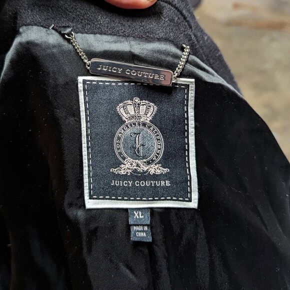 Juicy Couture Faux Fur Ombre Cheetah Print Button up Cardigan. XL - Picture 8 of 10